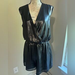 BCBGeneration Black Sleeveless Romper